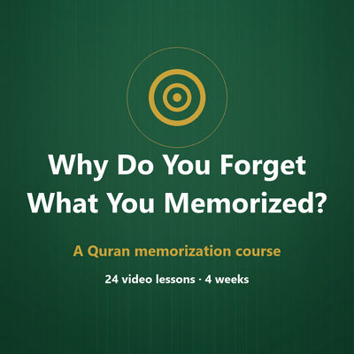 ⁨Why Do You Forget What You Memorized?⁩